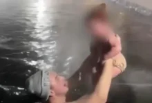 Малыш из ХМАО впервые окунулся в прорубь – пример отца и сына malysh iz hmao vpervye okunulsya v prorub primer otcza i syna-dmvv-ru-0