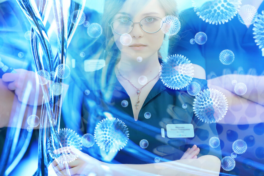 Концепция коронавируса в медицинских клиниках и больницах