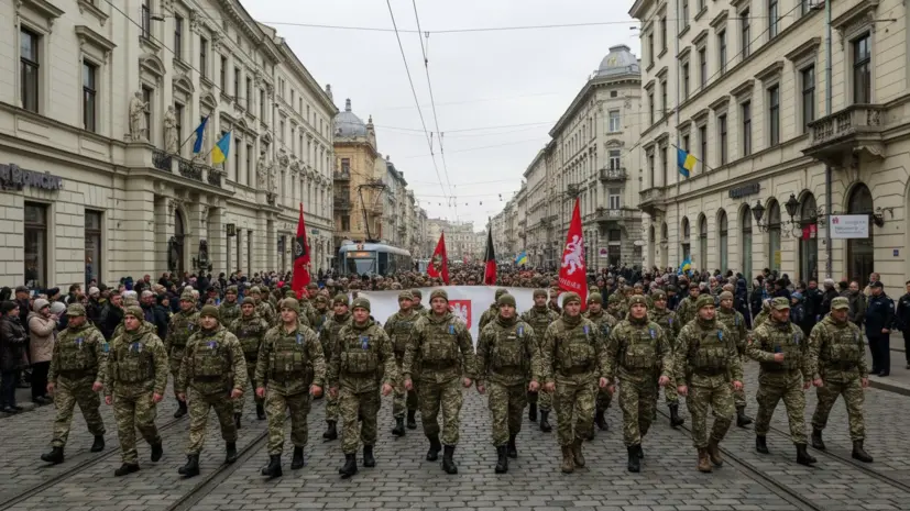 В Польше возмутились маршем нацистов во Львове