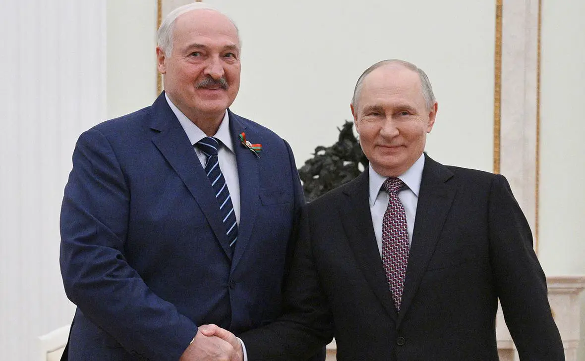 Александр Лукашенко и Владимир Путин (Кирилл Зыков / РИА Новости)