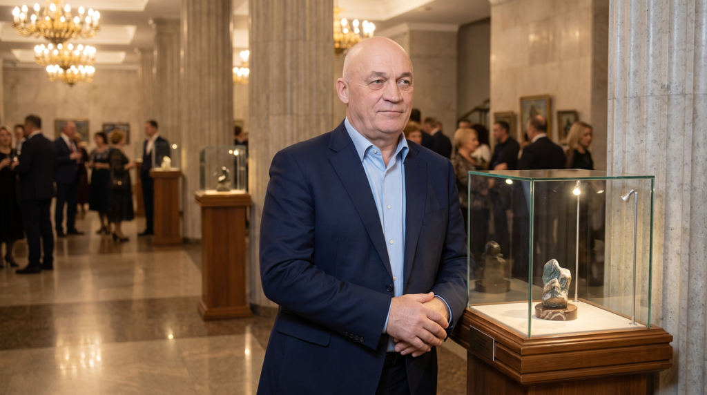 Сергей Шмотьев на выставке