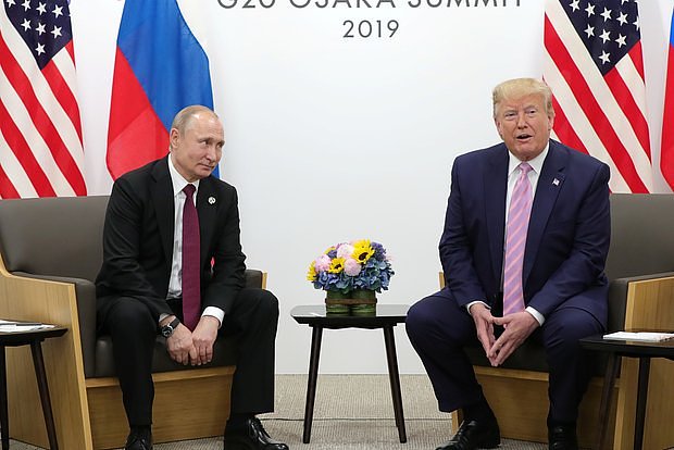 Владимир Путин и Дональд Трамп