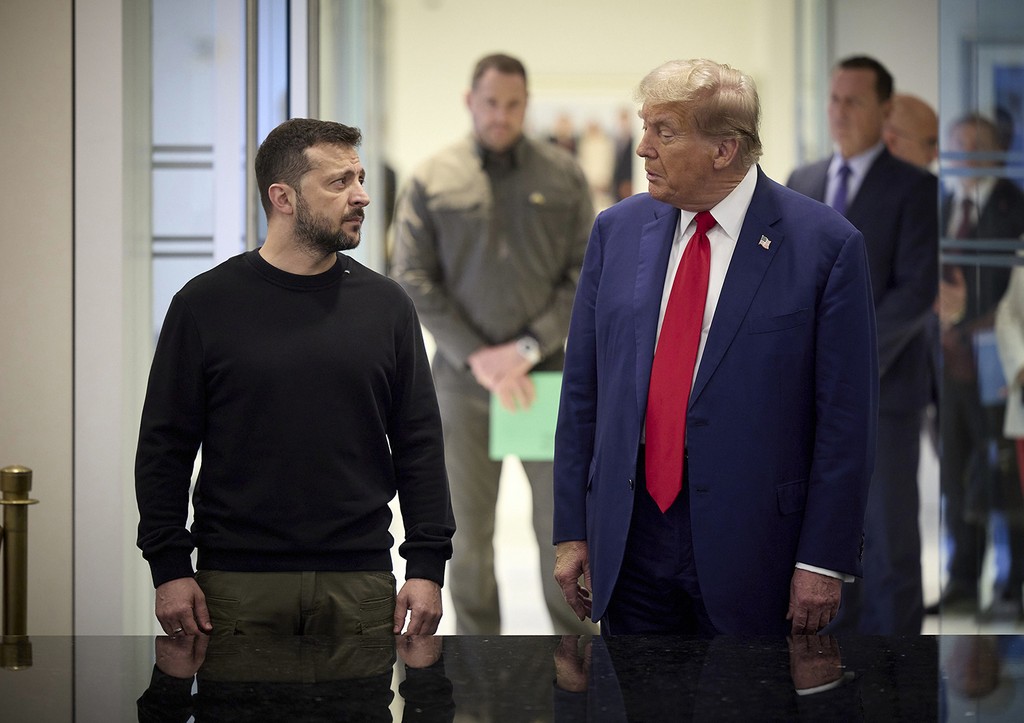 Владимир Зеленский и Дональд Трамп