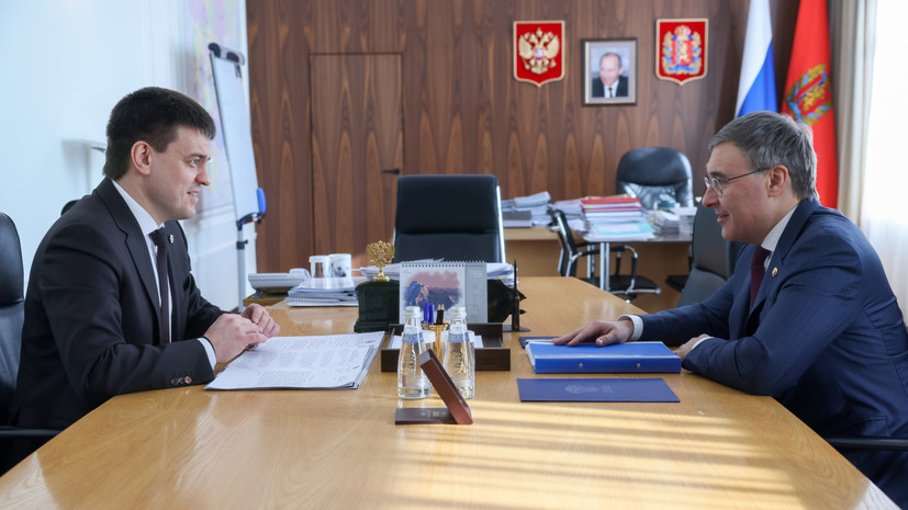 Фальков обсудил с красноярским губернатором Котюковым создание научного кампуса