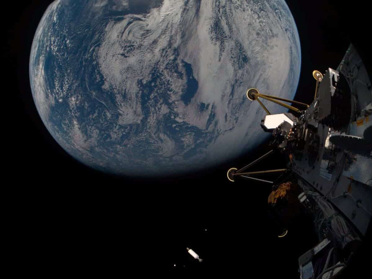 Лунный модуль «Афина» успешно передал уникальные кадры из космического пространства-0
