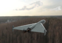 ModernMilitaryUnmannedAerialVehicleAgainstTheBackgroundOfNature