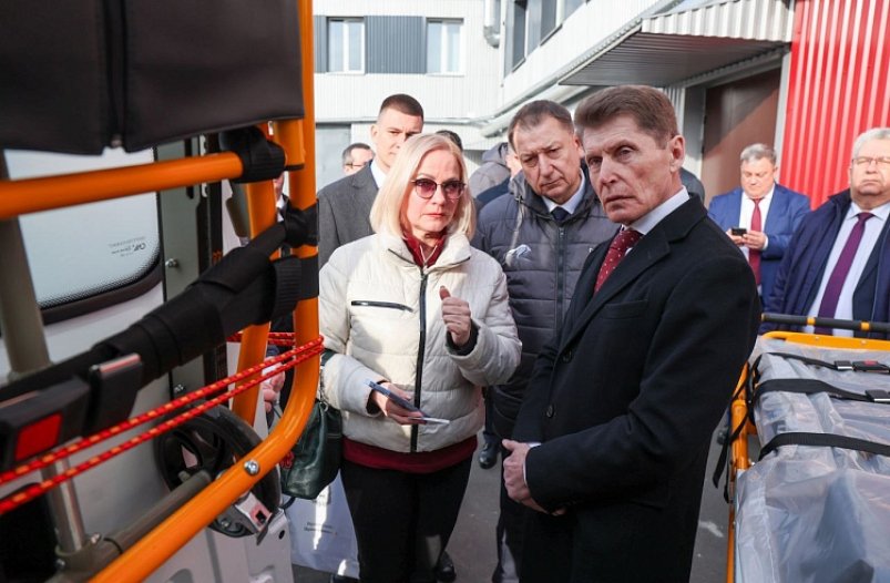 Олег Кожемяко на МАЗе Пресс-служба правительства Приморья