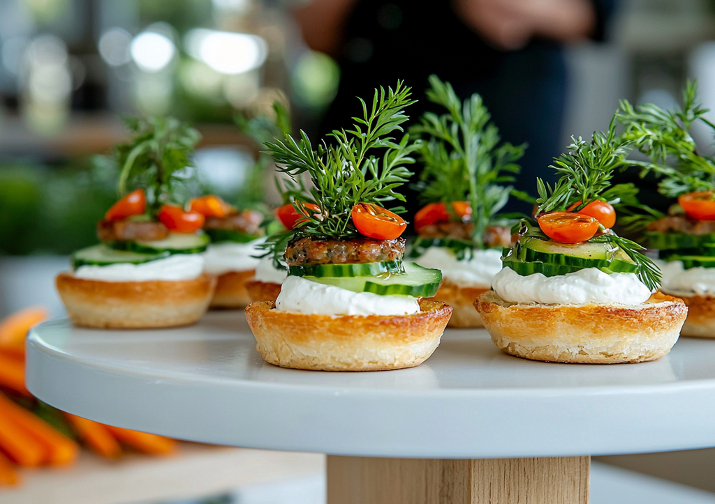Хрустящие тарталетки со вкуснющей начинкой! Идеальная закуска за 5 минут