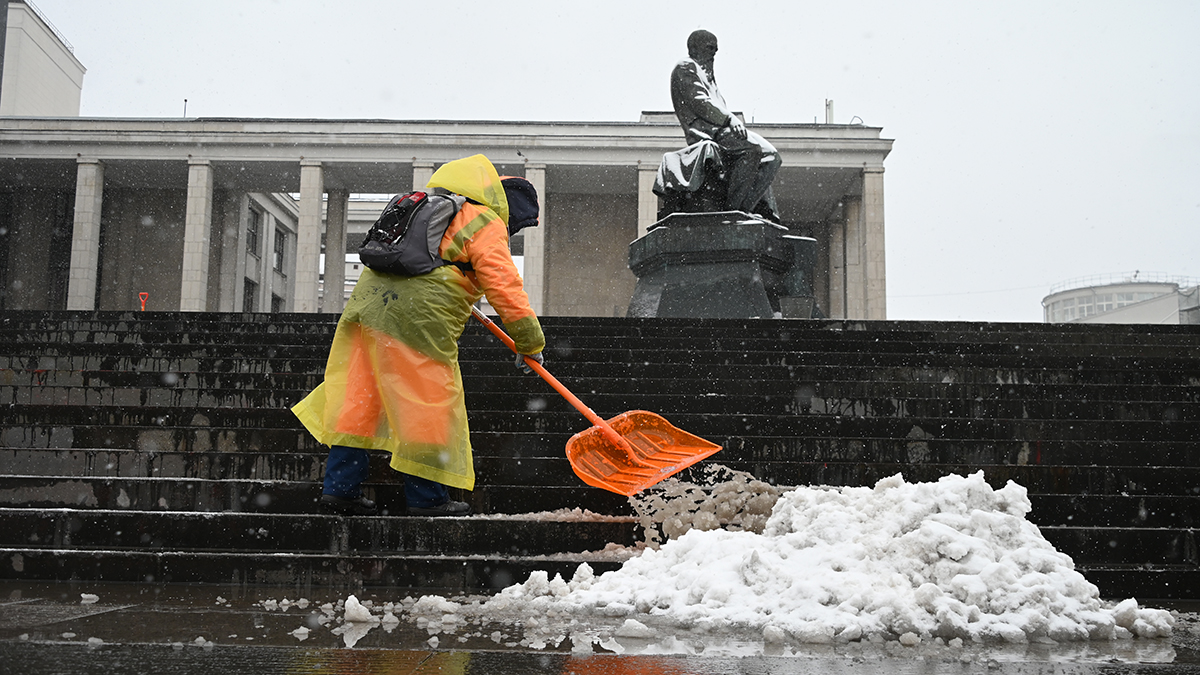 Синоптики пообещали москвичам теплую снежную погоду 10 апреля
