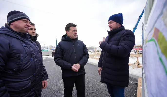 Андрей Воробьев анонсировал открытие новой разворотной эстакады на Каширском шоссе