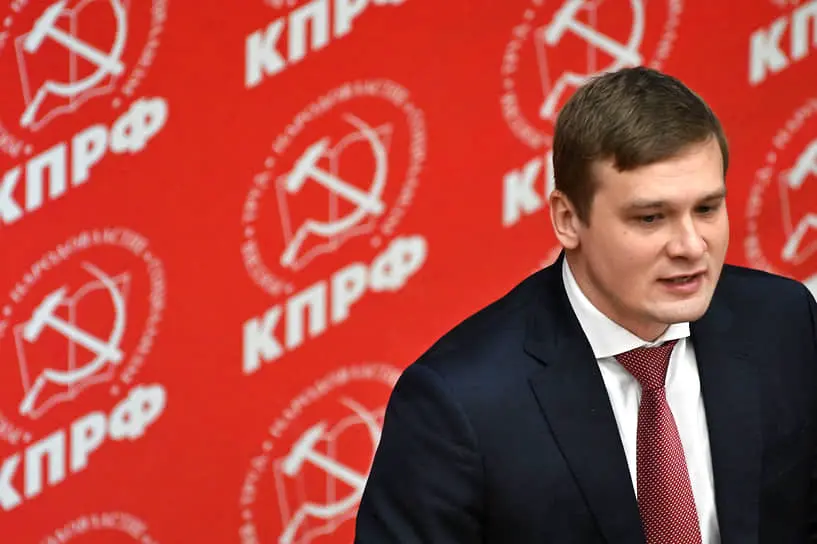 Глава Хакасии Валентин Коновалов на пленуме ЦК КПРФ (октябрь 2023 года)