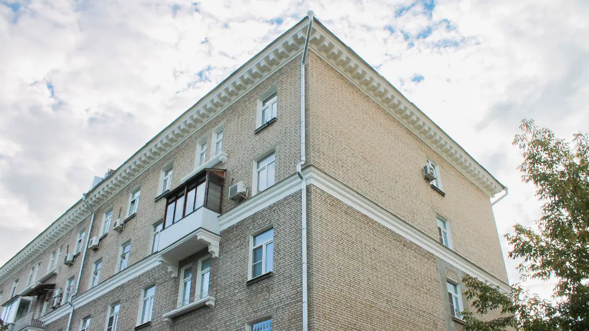 В районе Ростокино проходит капитальный ремонт дома 1958 года постройки