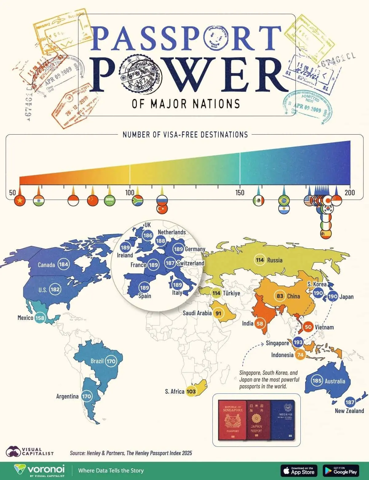 Сингапур, Япония и Южная Корея лидируют в рейтинге сильнейших паспортов мира 2025!-0
