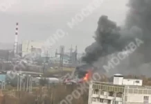 operativnaya likvidacziya pozhara v avtoservise moskvy silami mchs rossii-gazetarf-ru-0