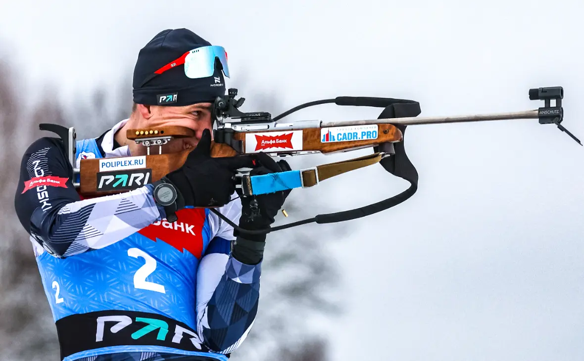 Биатлонист Эдуард Латыпов (Александр Щербак / ТАСС)