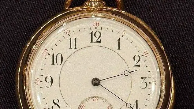 Золотые часы утонувшей на «Титанике» пары продали на торгах за 184 миллиона рублей