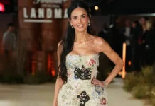 Деми Мур сияет на премьере «Лэндмен» в великолепном платье из коллекции Gucci demi mur siyaet na premere lendmen v velikolepnom plate iz kollekczii -gazetarf-ru-0