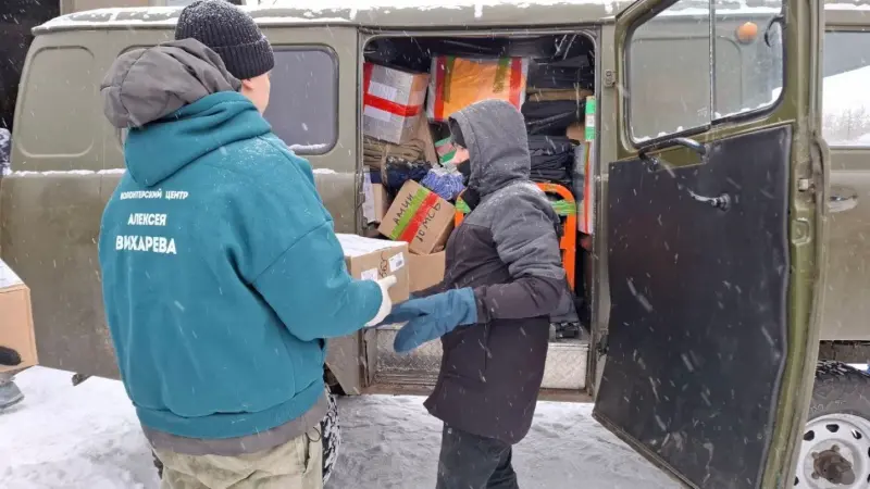 Гуманитарная помощь отправлена на фронт