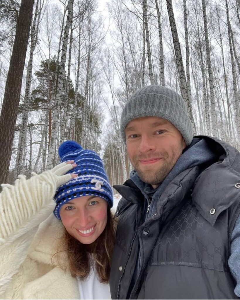 Яна Вихарева с мужем Алексеем