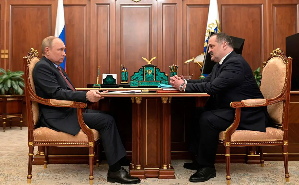 Владимир Путин и Сергей Меликов (Администрация Президента России)