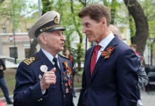 Николай Москаленко отмечает 100-летний юбилей в День Победы nikolaj moskalenko otmechaet 100letnij yubilej v den pobedy-gazetarf-ru-0