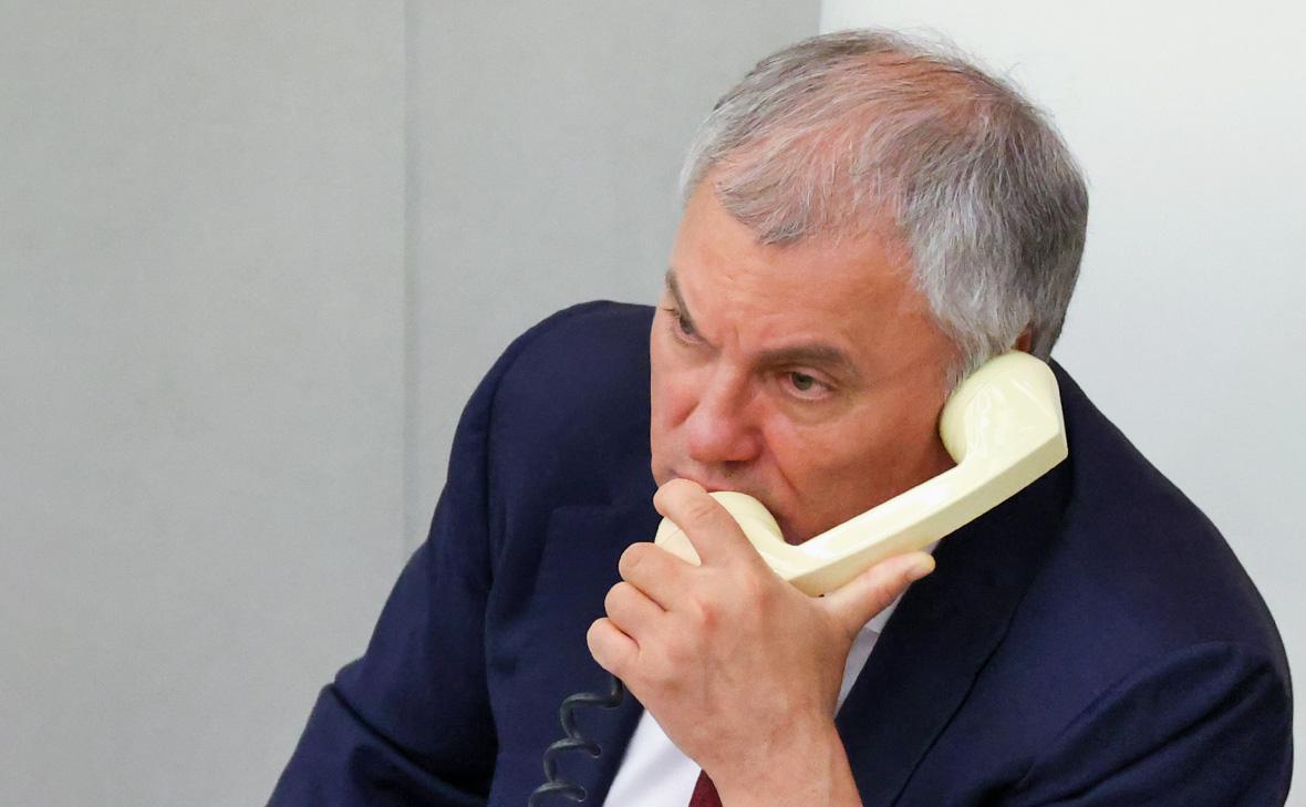 Вячеслав Володин (Сергей Карпухин / ТАСС)