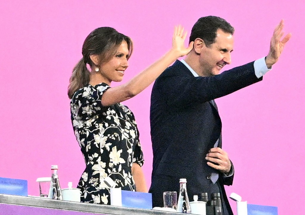 Асма Асад и Башар Асад