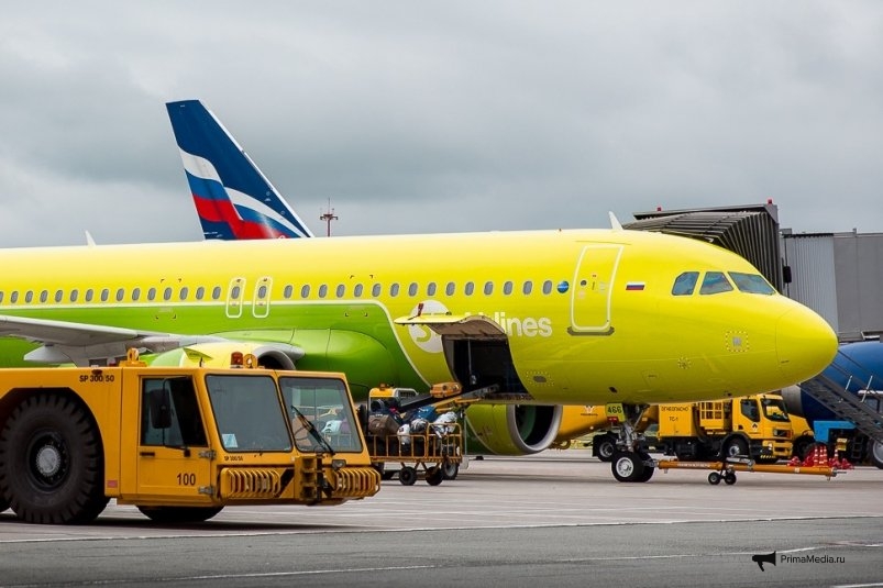 Самолёты в аэропорту Владивостока Илья Аверьянов, ИА PrimaMedia