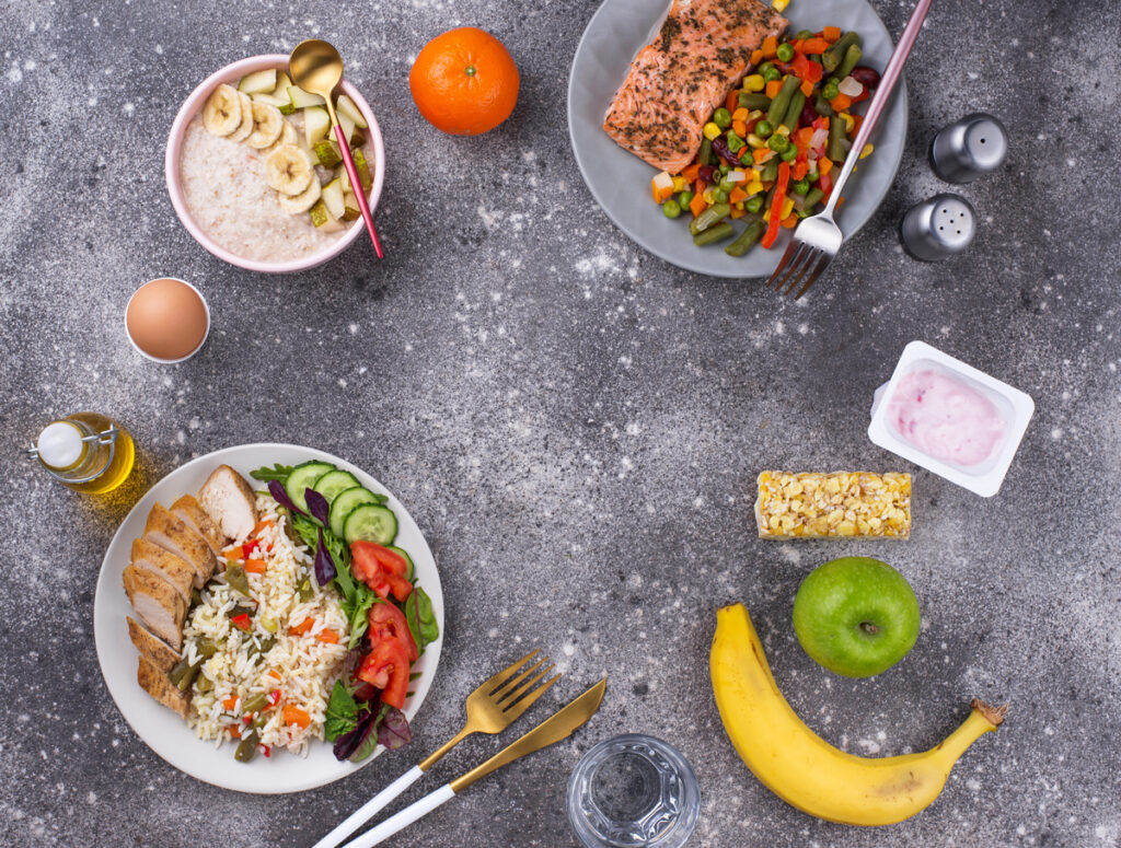 сбалансированное питание на день