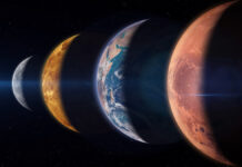 Яркий парад планет озарит ночное небо Москвы 28 февраля BeautifulViewOfThePlanetsMercuryVenusEarthAndMars