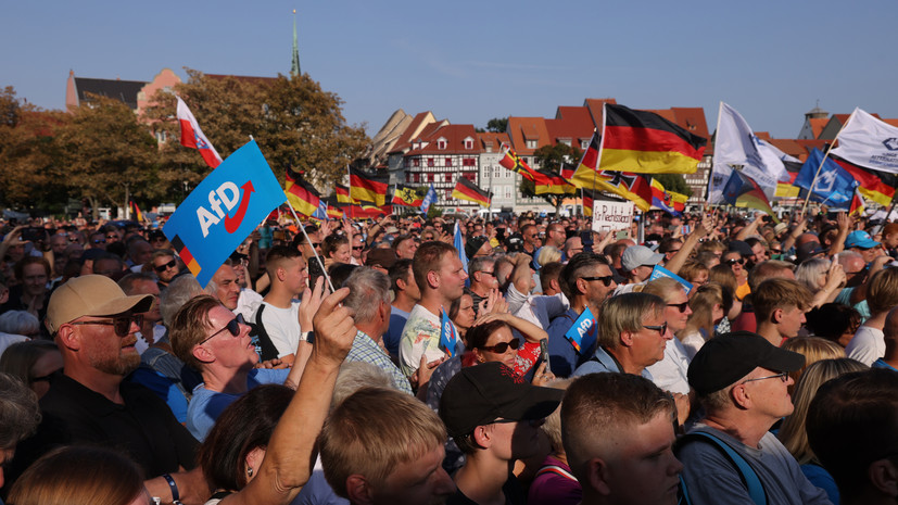 «Альтернатива для Германии» достигла небывалого уровня поддержки в ФРГ