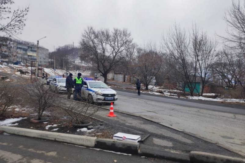 ДТП на улице Астафьева в Находке пресс-служба ОМВД России по городу Находке