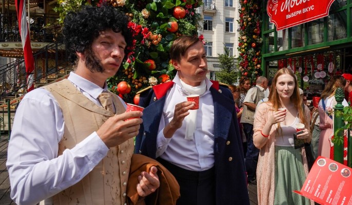 Гостей приглашают на вечернюю программу фестиваля "Московское чаепитие"