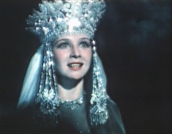 Нинель Мышкова. Кадр из "Садко" (1952)