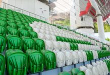 Сергей Собянин представил новый облик стадиона «Металлург» после масштабного обновления Сергей Собянин осмотрел реконструкцию стадиона Москвич и одноименного культурного центра