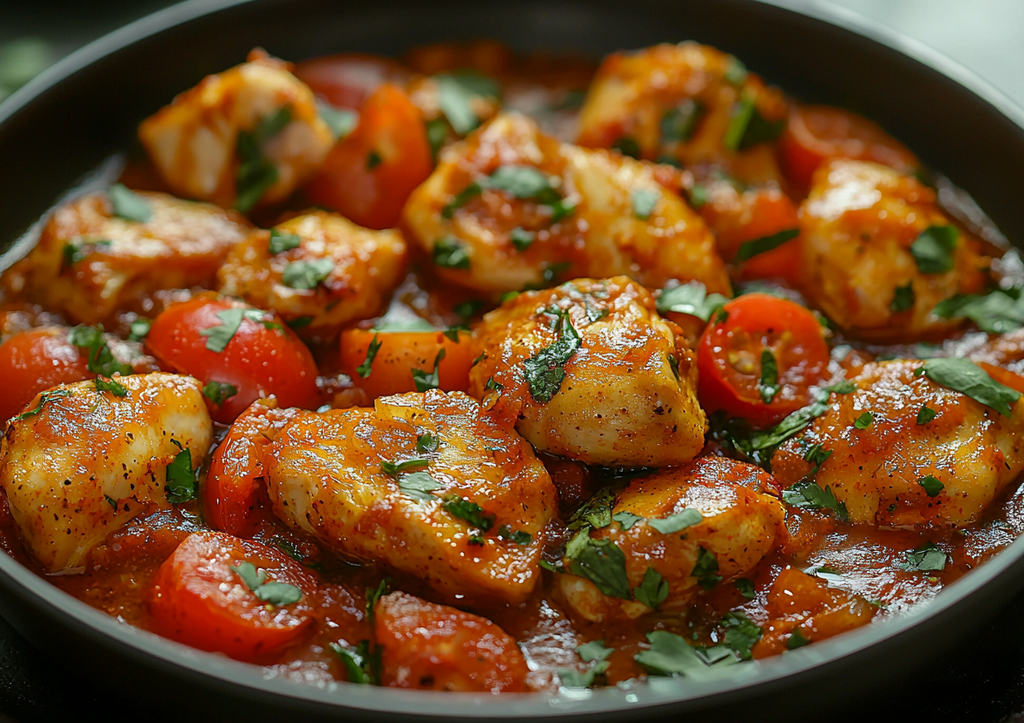 Грузинское чахохбили — ароматное куриное рагу с огненными нотками!