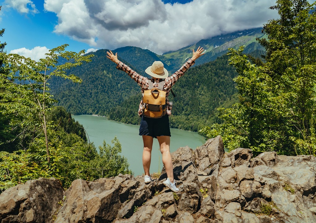 Озеро Рица в Абхазии