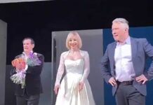 Марина Зудина блистает в свадебном образе на сцене с Константином Богомоловым marina zudina blistaet v svadebnom obraze na sczene s konstantinom bogomolovym-urbandigest-ru-174493357000-0