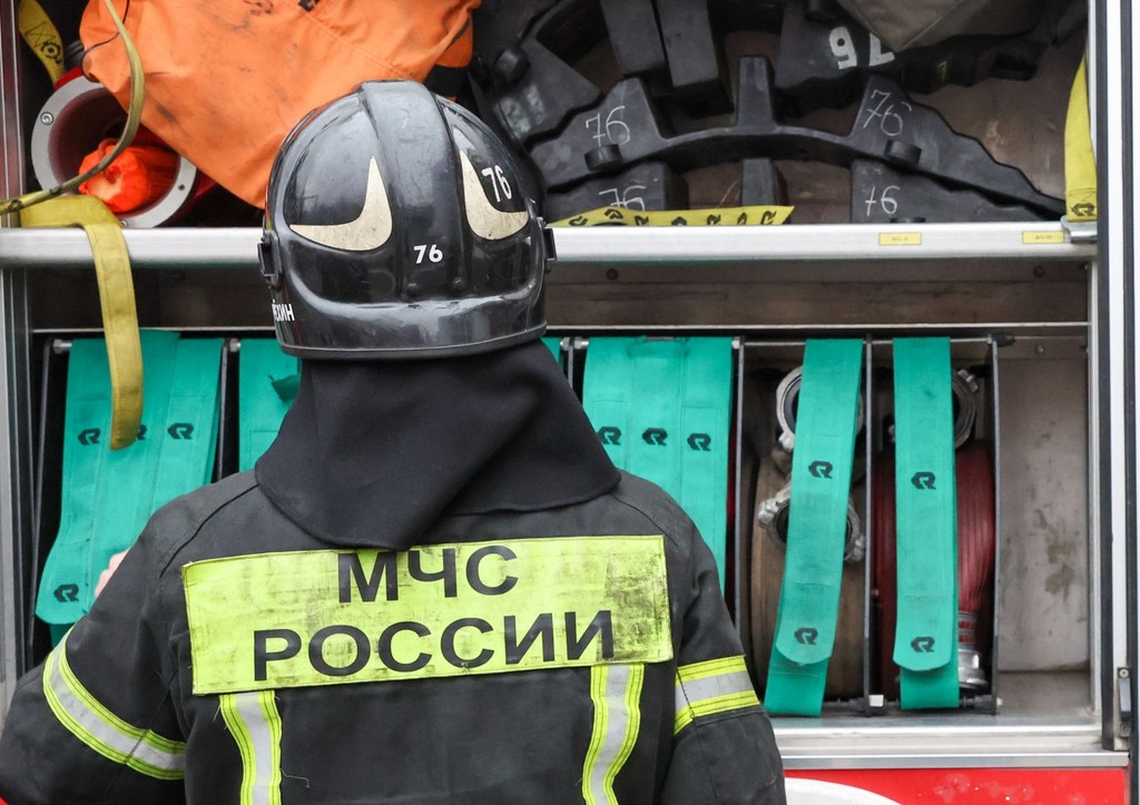 В Сети появились кадры пожара в Самарской области