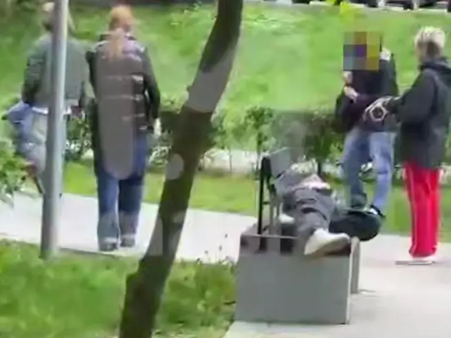 Инцидент произошел на Митинской улице | Источник: Baza / Telegram