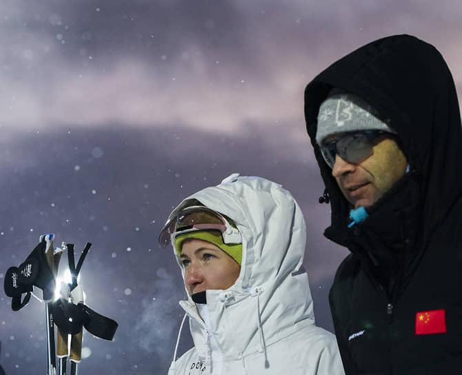 История любви Дарьи Домрачевой и Уле-Эйнар Бьорндалена на лыжне и в жизни-0