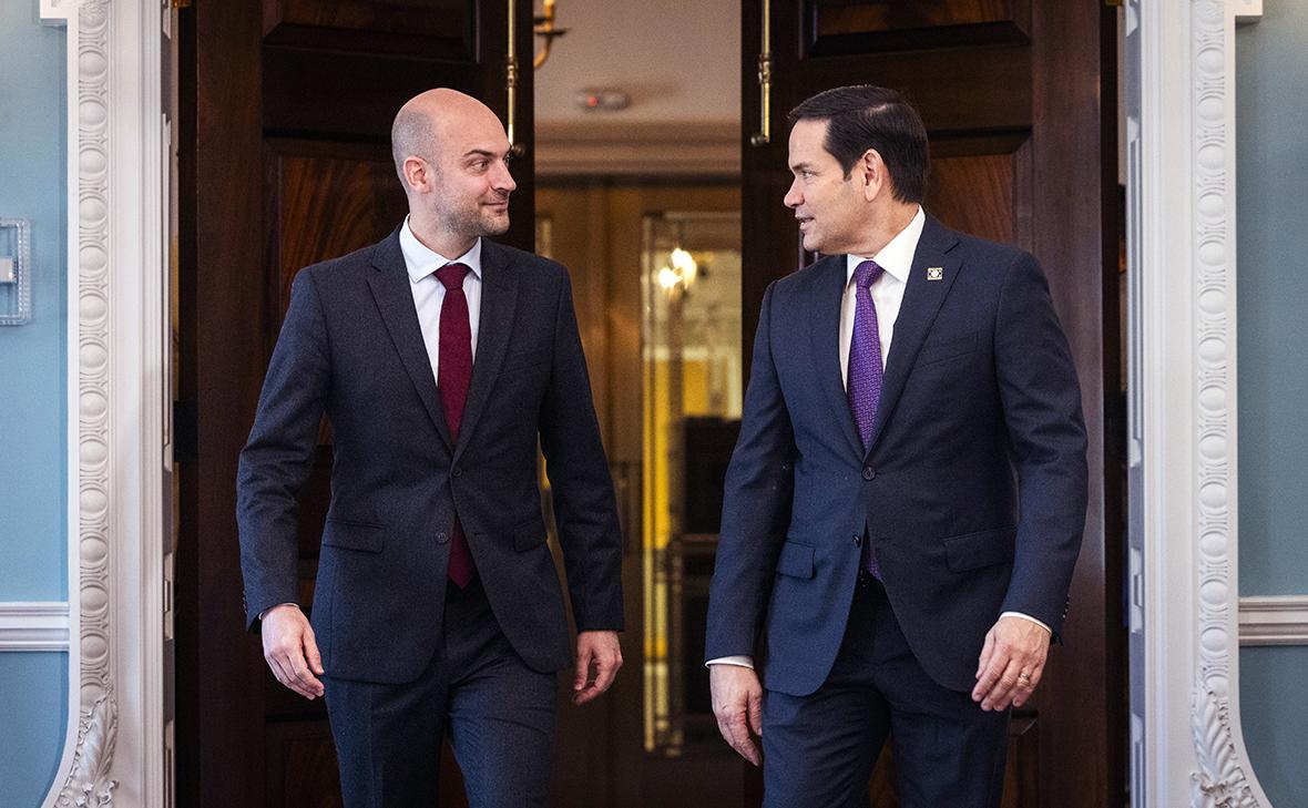 Жан-Ноэль Барро и Марко Рубио (Jim Lo Scalzo / EPA / ТАСС)