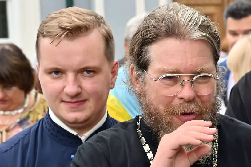 Митрополит Симферопольский и Крымский Тихон (Георгий Шевкунов) и его помощник Денис Попович