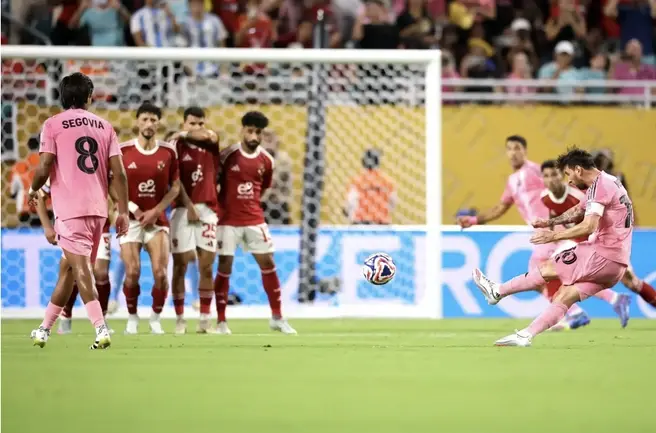 В первом матче «Интер Майами» сыграл вничью с египетским «Аль-Ахли» | Источник: пресс-служба ФИФА