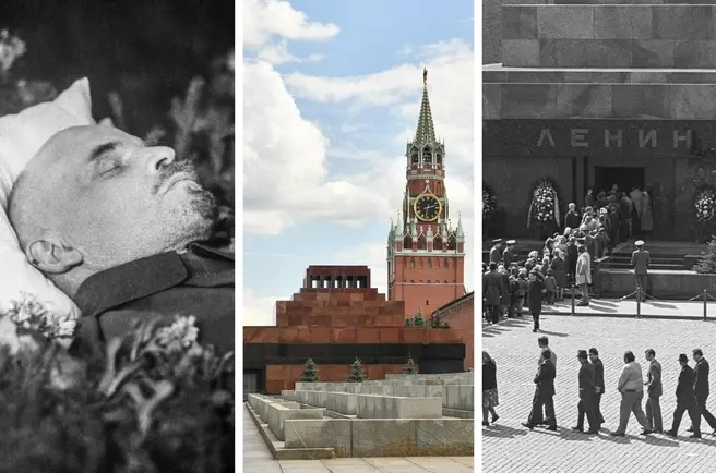 Уже почти век к усыпальнице вождя революции выстраиваются огромные очереди | Источник: Главархив Москвы, Артем Устюжанин / MSK1.RU