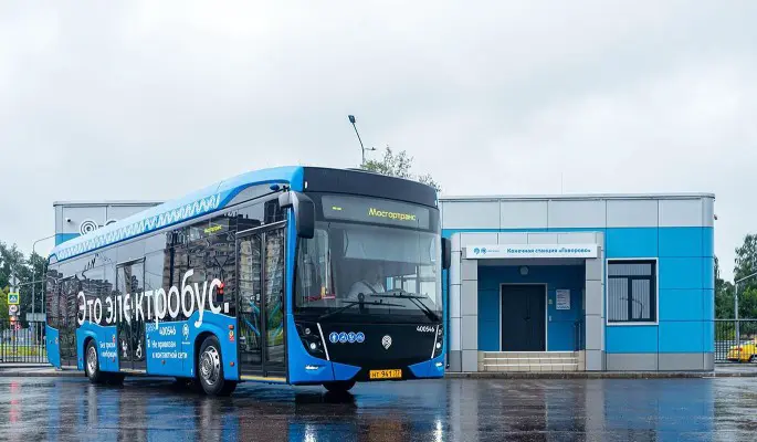 Новая конечная станция для электробусов открылась в районе Солнцево
