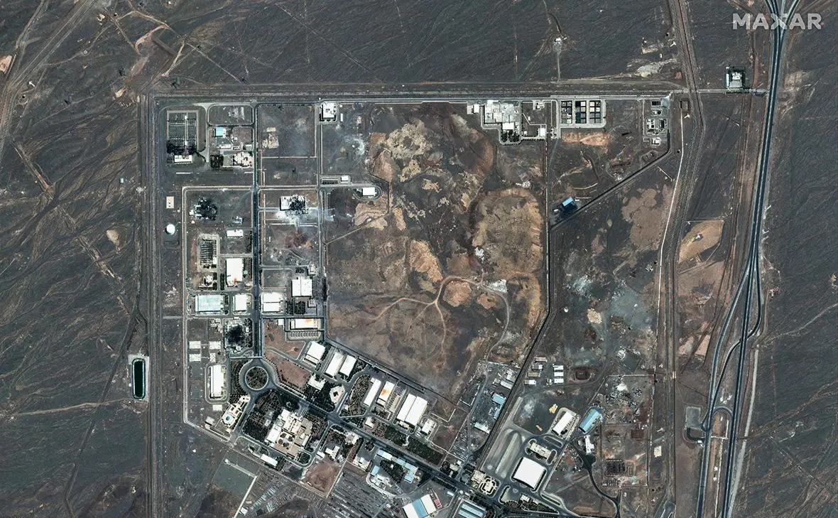 Ядерный объект в Натанзе, Иран (Maxar Technologies / Reuters)