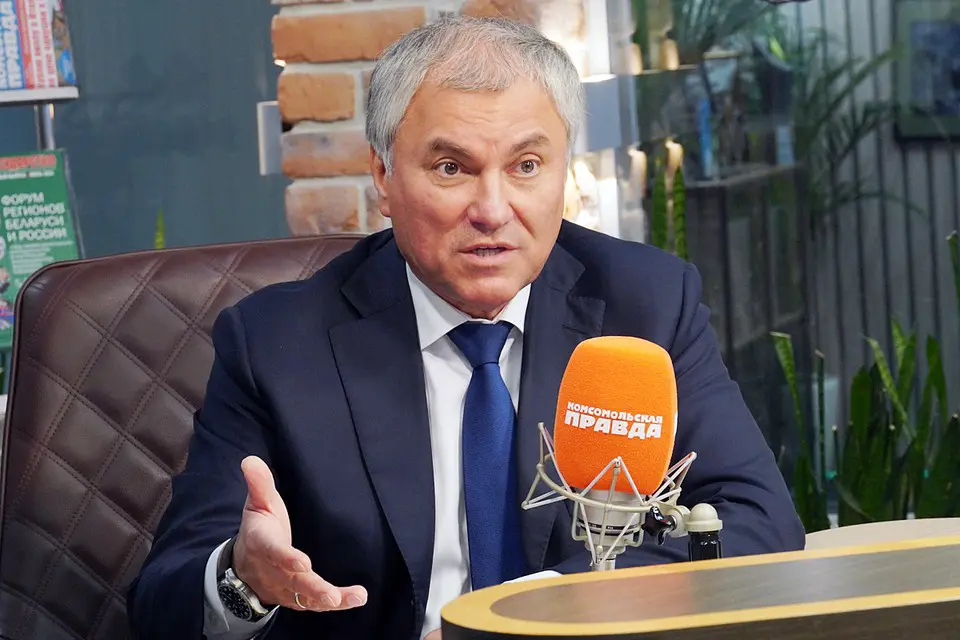 Председатель Государственной думы Вячеслав Володин