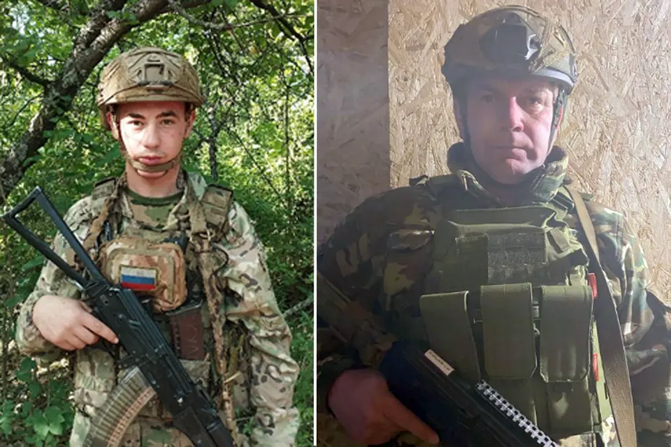 Ефрейтор Дамир Ахметжанов и Старшина 2-й статьи Вячеслав Макаров