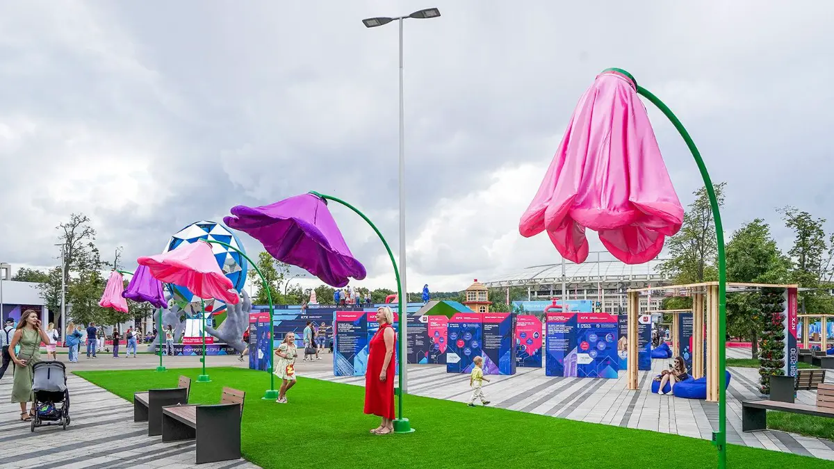 Уникальные арт-объекты украсят площадку фестиваля в «Лужниках»
